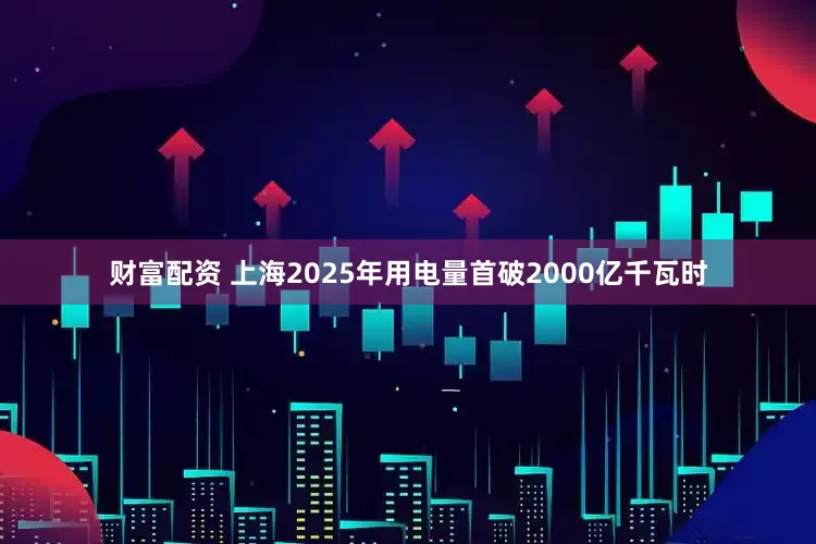 财富配资 上海2025年用电量首破2000亿千瓦时